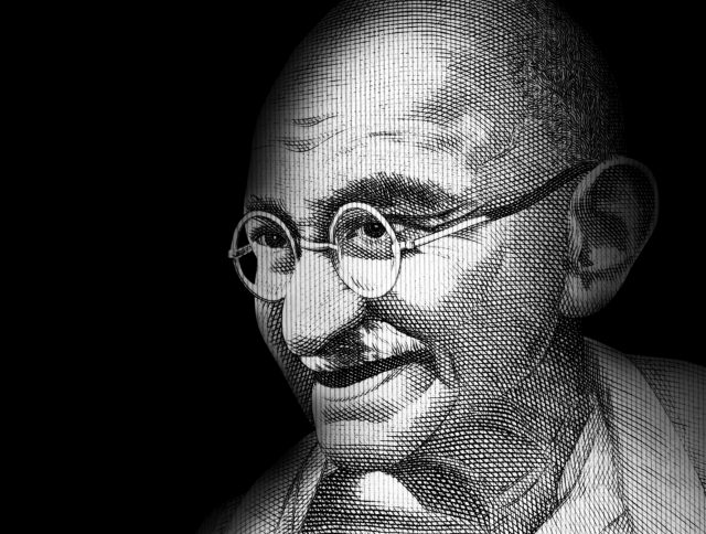 Mahatma Gandhi illustration