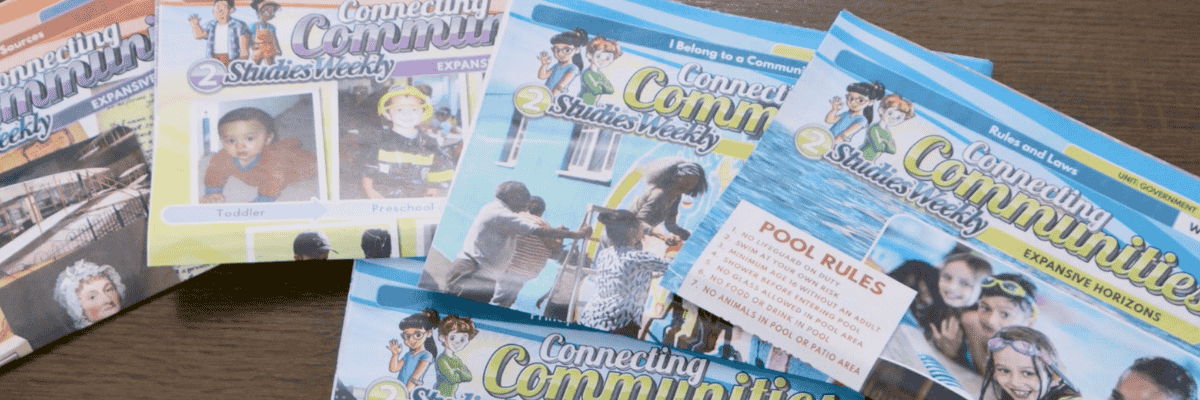 Studies Weekly Social Studies Product Spread Studies Weekly Social Studies Product Spread laid out on a desk