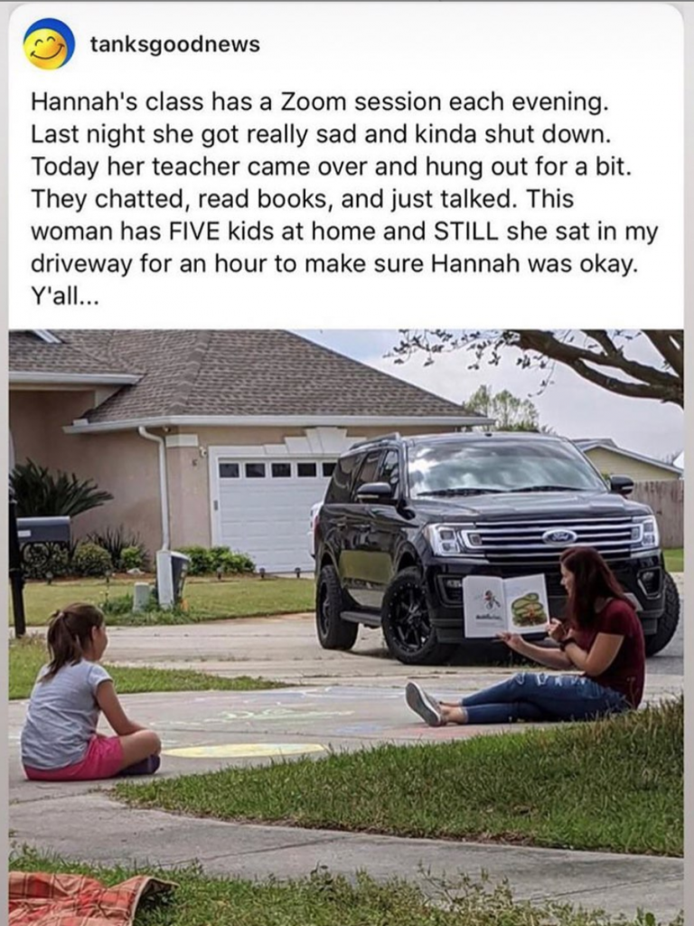 @tanksgoodnews post about a wonderful teacher