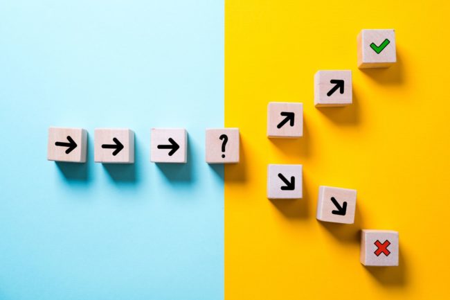 Decision-making arrows