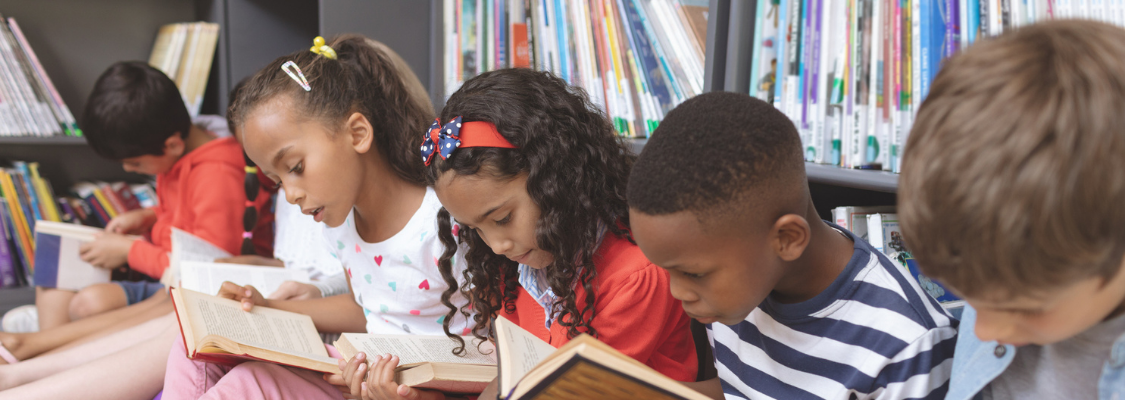 Students Reading Books