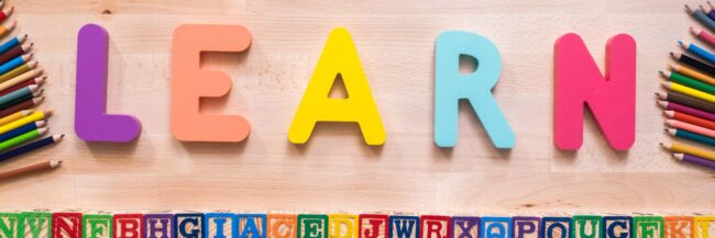 Learn Letters Header