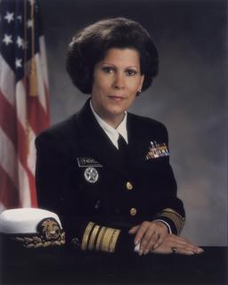 Antonia Novello in uniform.
