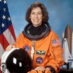 Ellen Ochoa in her astronaut uniform