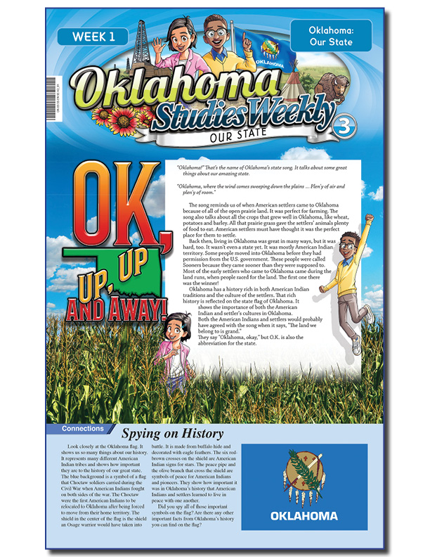 Cover of Oklahoma Studies Weekly Property of Studies Weekly