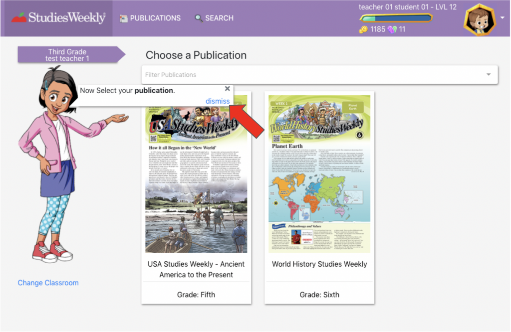 Studies Weekly Online Pop-Up