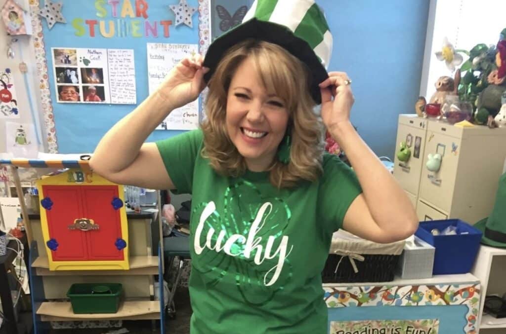 Debbie Bagley Studies Weekly's Teacher Advocate, Debbie Bagley, in her kindergarten classroom.