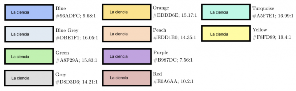 Dyslexia-friendly color combinations Dyslexia-friendly color combinations