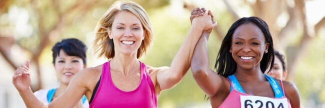 Women Finish a Race