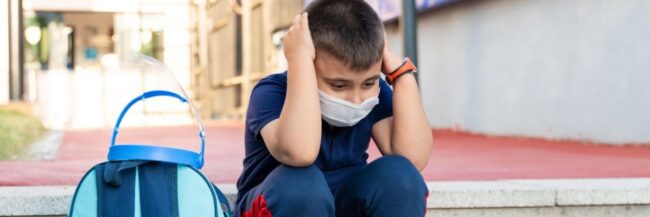 Student distressed because of the pandemic.