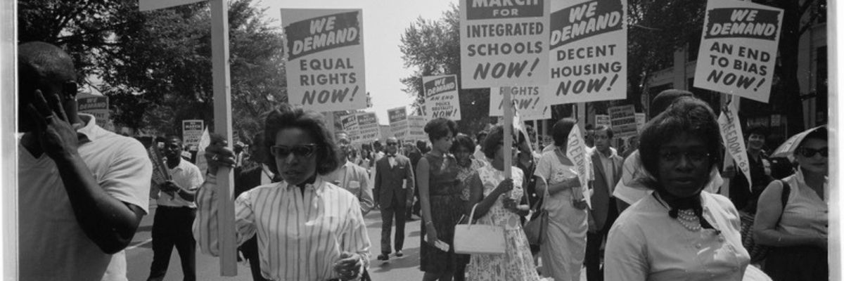 Black-History-Month Civil Rights Movement: March on Washington courtesy of Wiki Commons