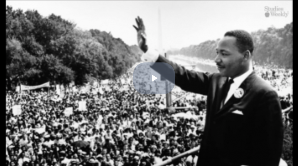 March on Washington Civil Rights Movement Studies Weekly Online Video for Black History Month Social Studies