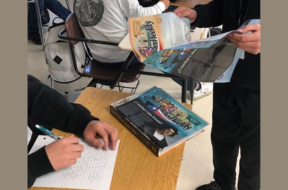 Marco-Graniels-Classroom-Nov-2025 Award winning teacher uses Studies Weekly