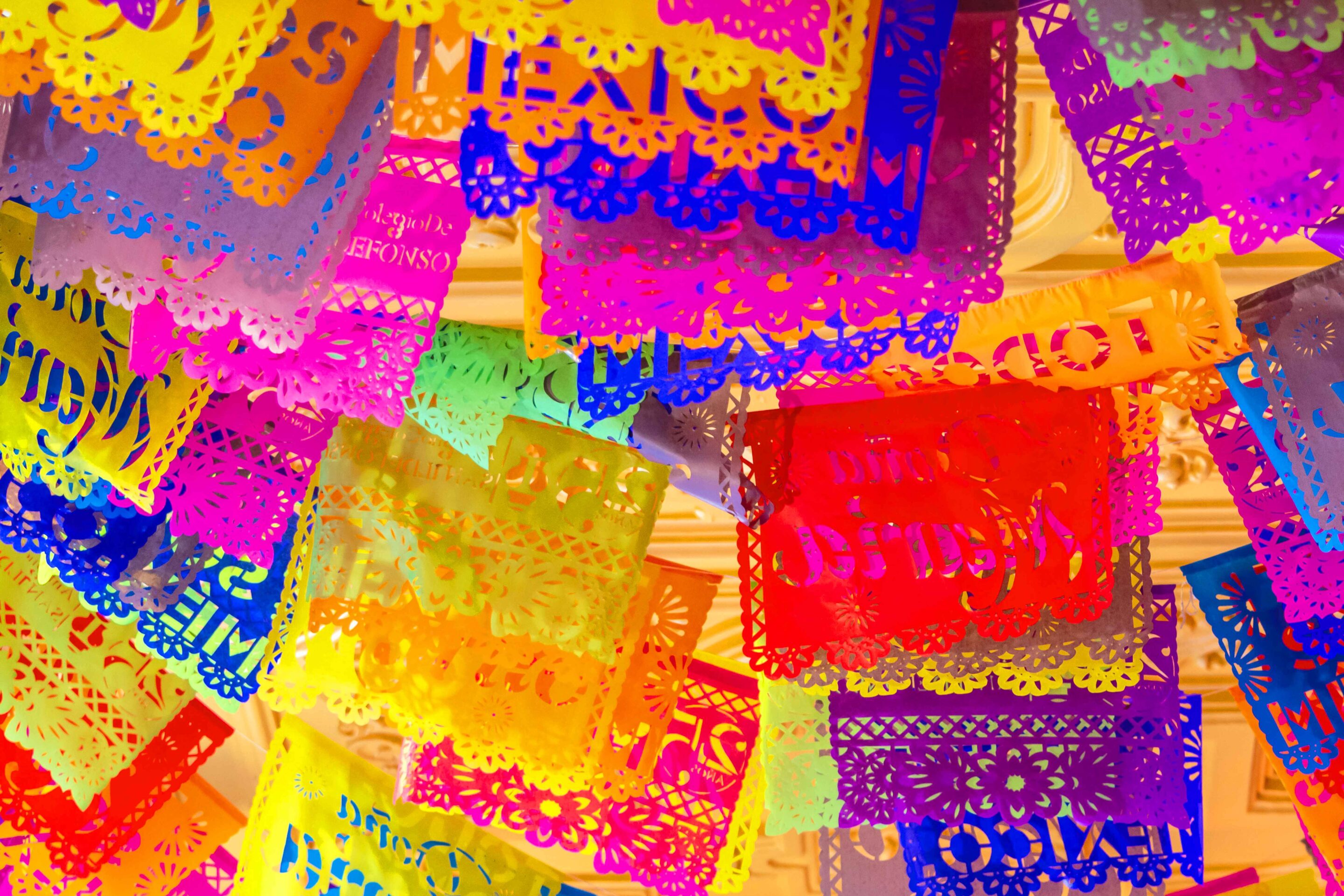 Teach students how to make Papel Picado for Hispanic Heritage Month, courtesy of Getty Images