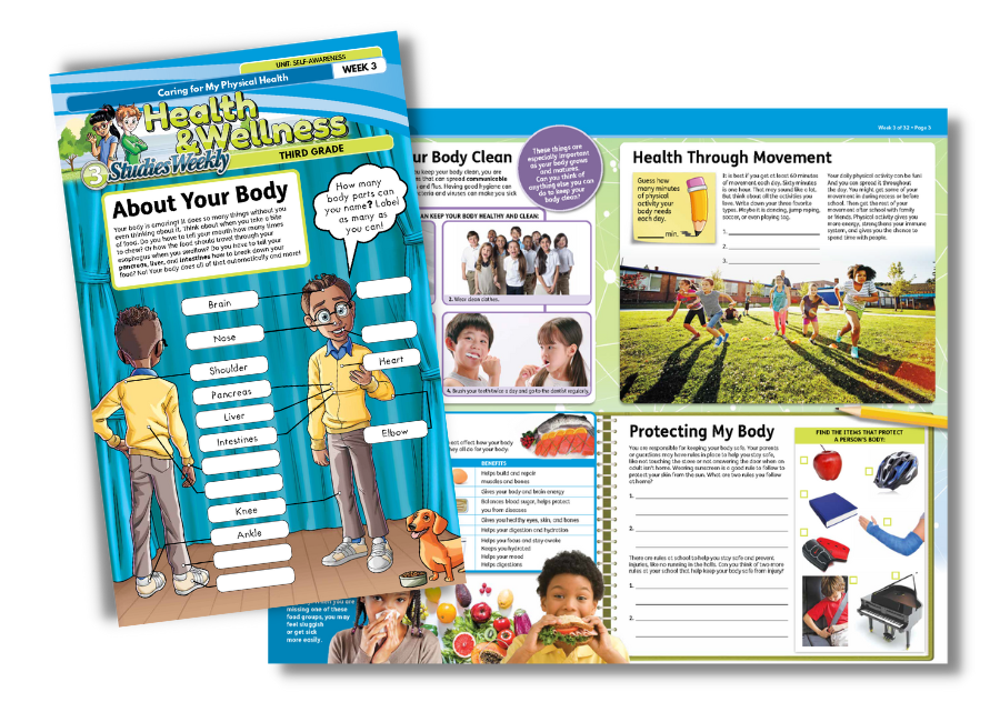Studies Weekly Health and Wellness print