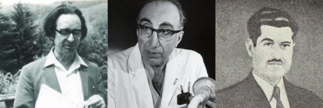 Arab-American-Scientists Arab American scientists: Frank Harary, Michael E. DeBakey, and Hassan Kamel Al-Sabbah