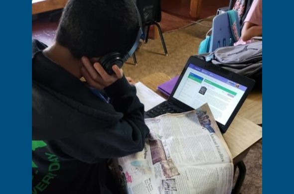 Kristin Wolfgang’s Students Using Studies Weekly