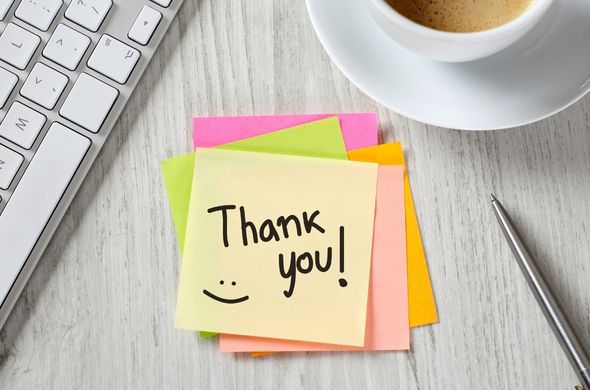 Thank you note