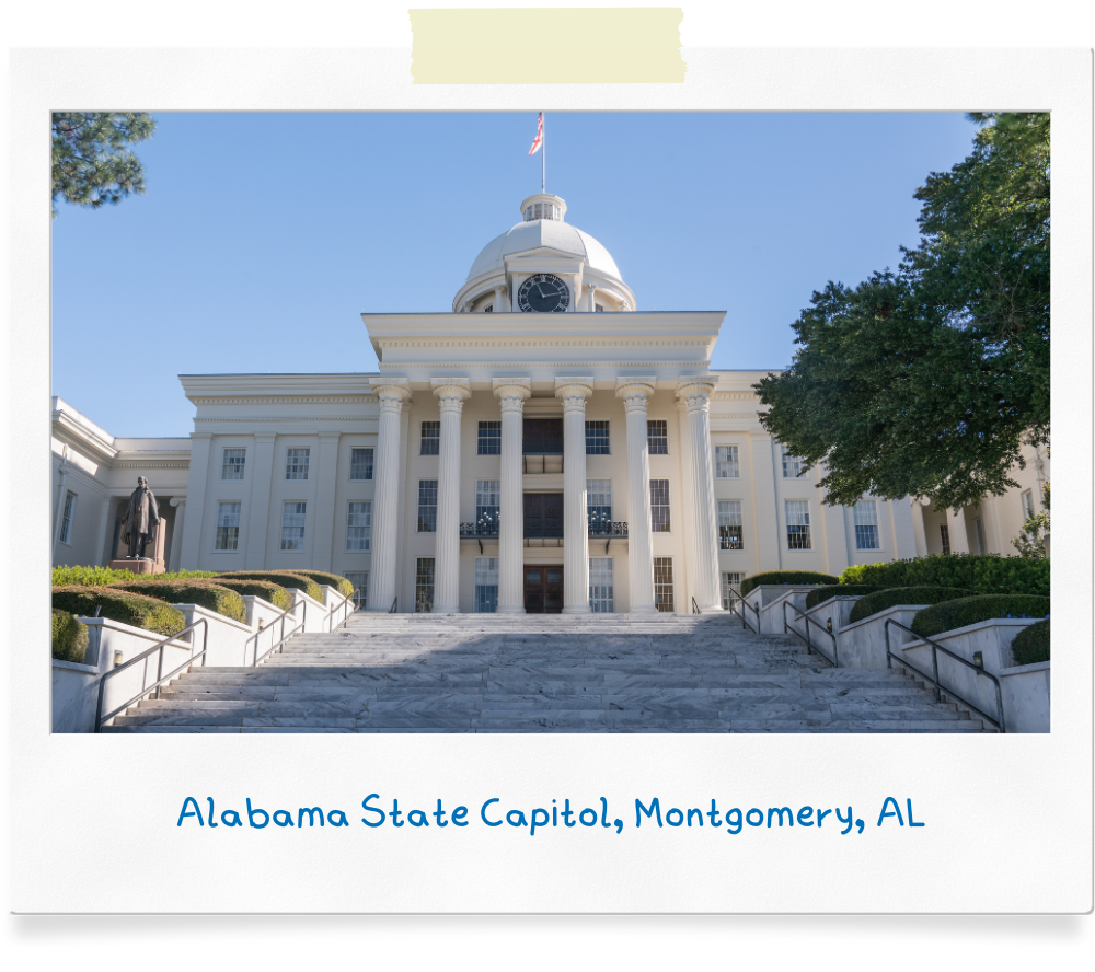 Alabama State Capitol, Montgomery, AL