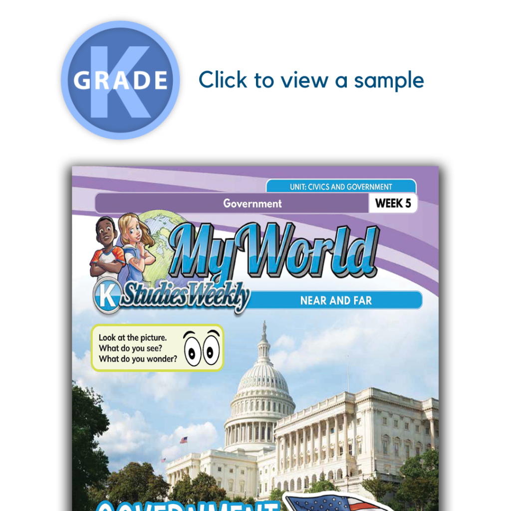 My World Studies Weekly Kindergarten