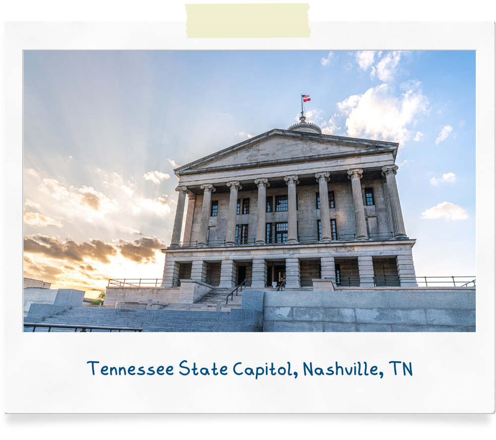 Tennessee State Capitol, Nashville, TN Tennessee State Capitol, Nashville, TN