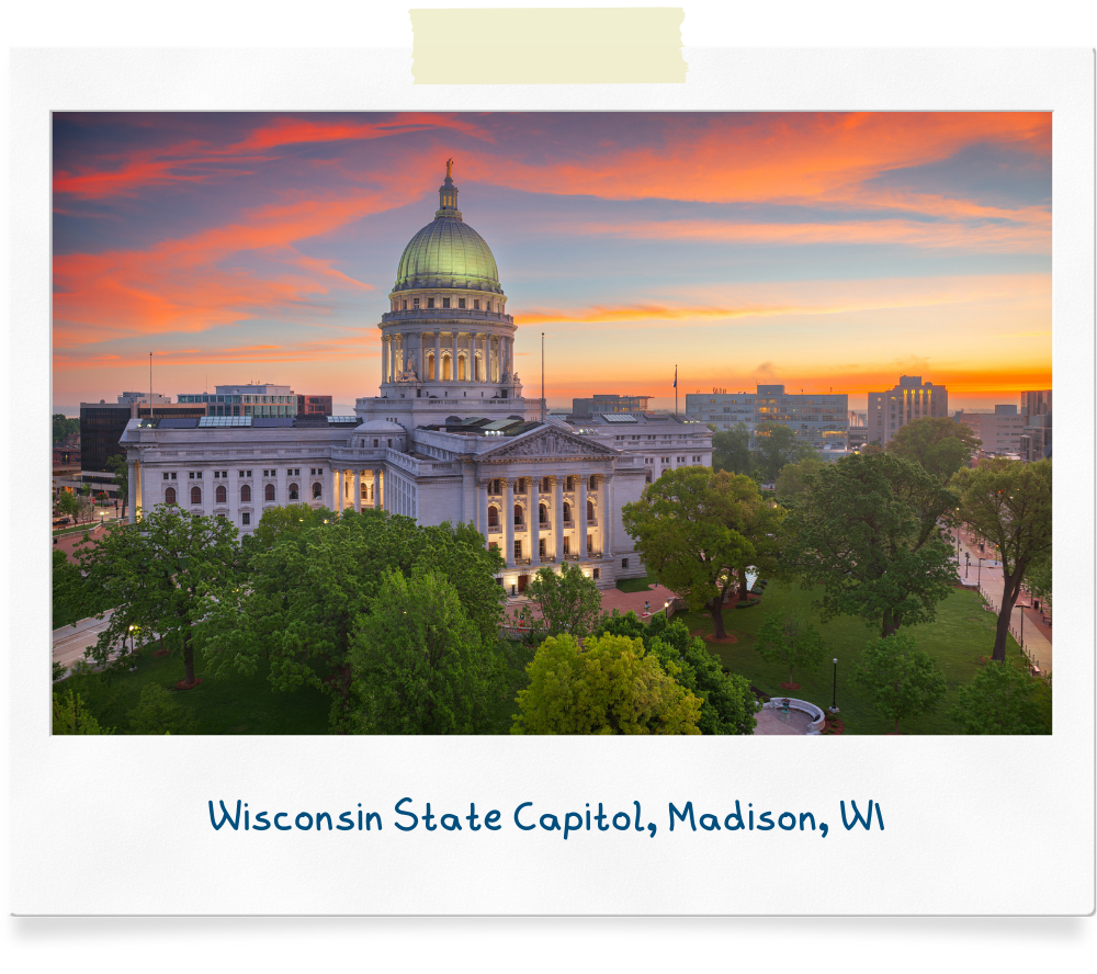 Wisconsin State Capitol, Madison, WI Wisconsin State Capitol, Madison, WI