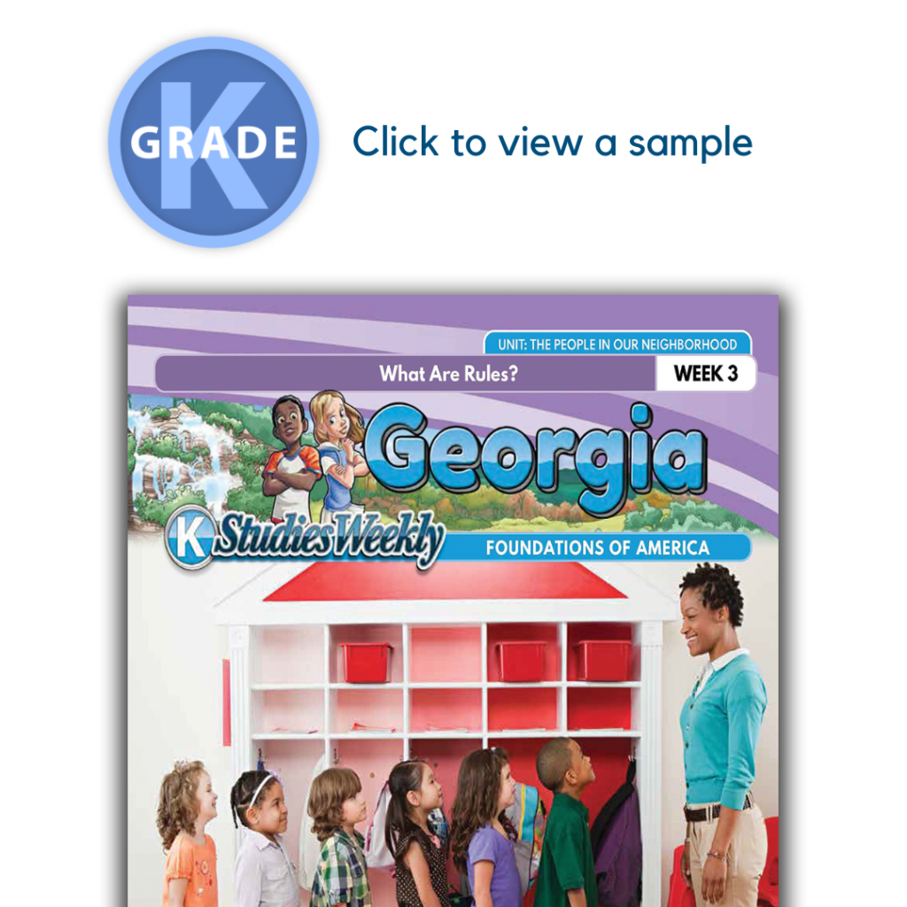 Georgia Social Studies Kindergarten