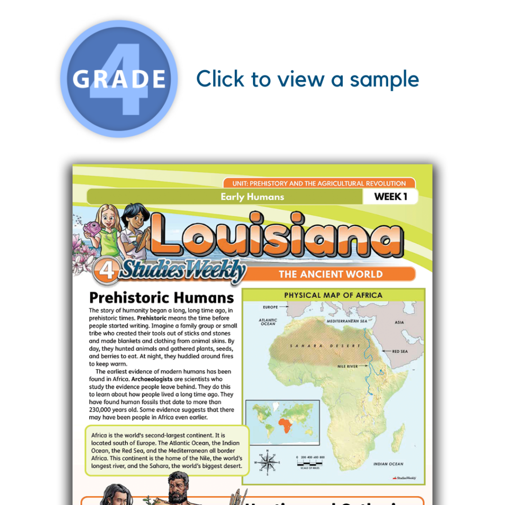 Louisiana Social Studies Grade 4