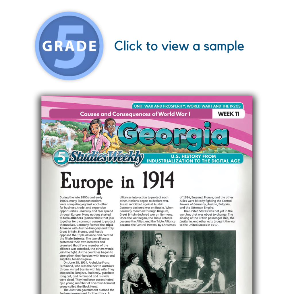 Georgia Social Studies 5th Grade