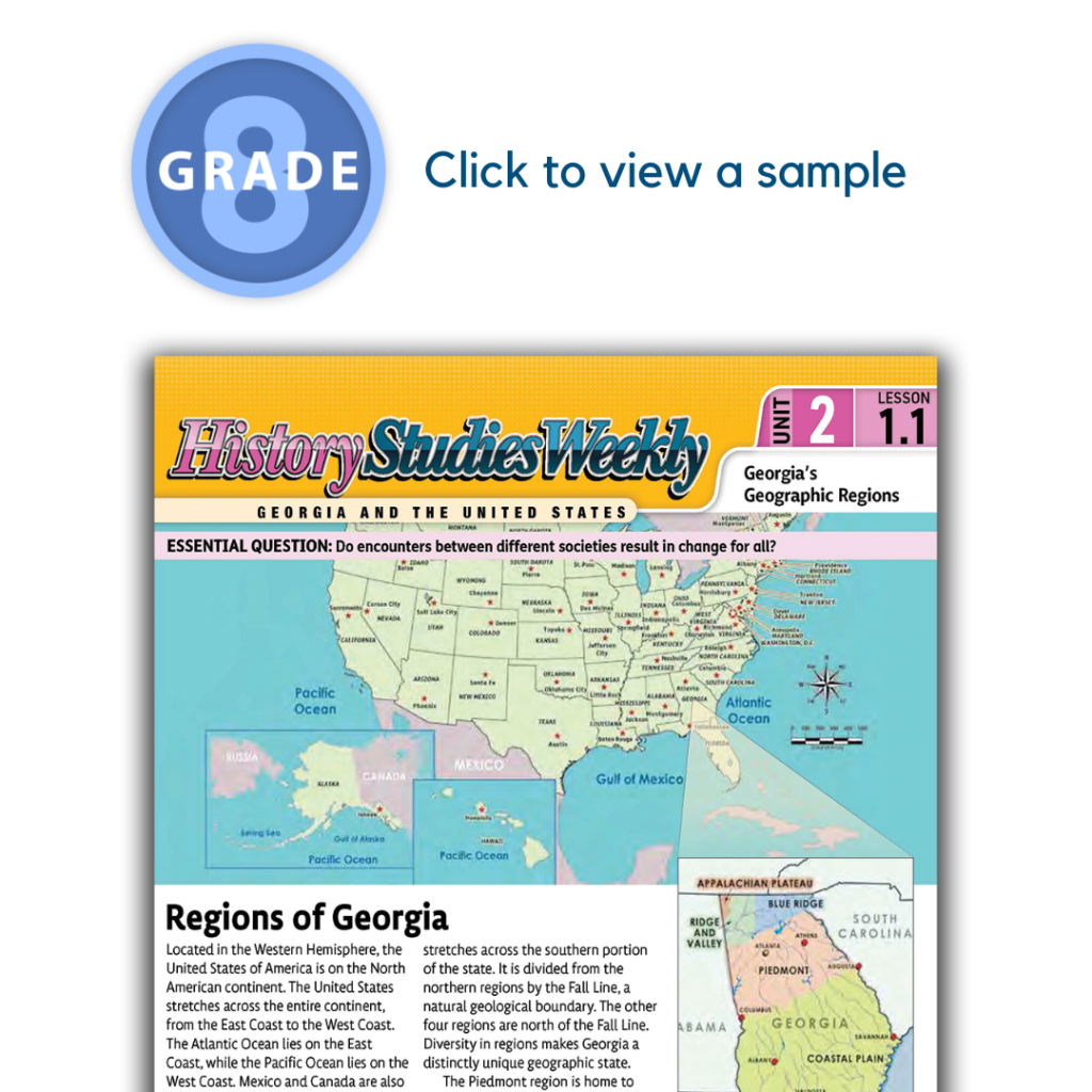 Georgia Social Studies 8th Grade