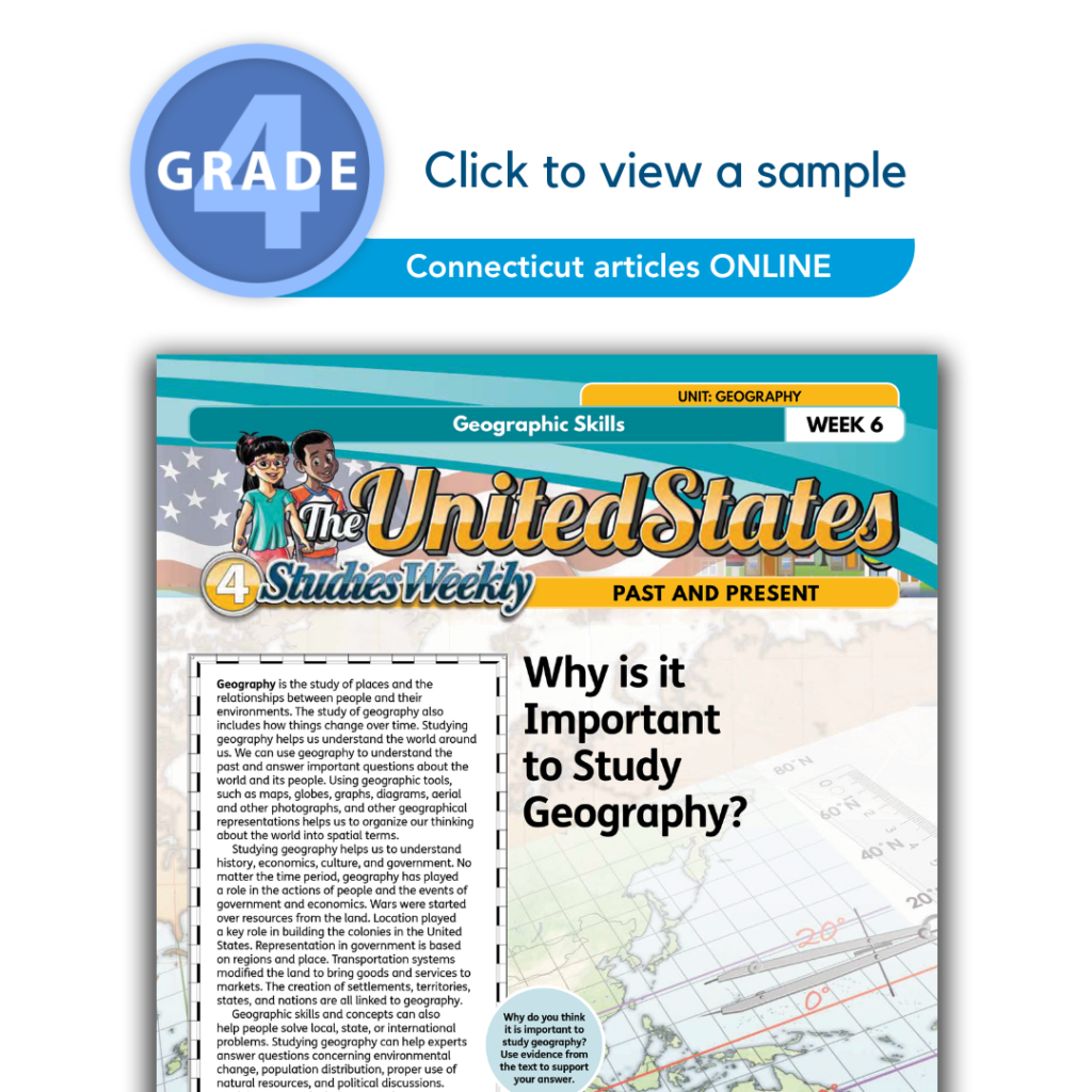 Connecticut Social Studies 4th Grade