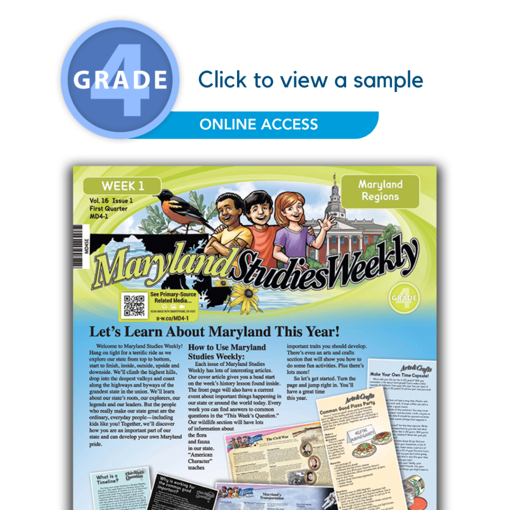 Maryland 4th Grade Social Studies