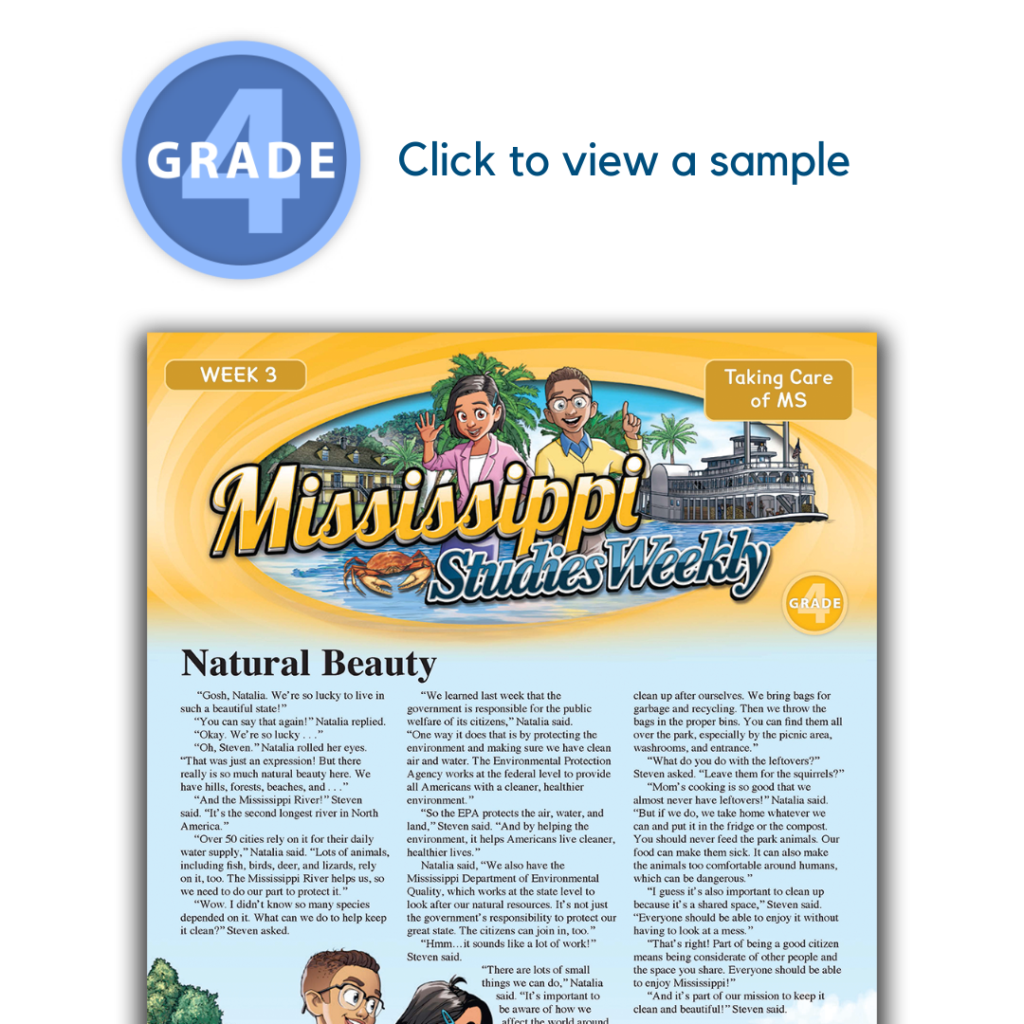 Mississippi Social Studies Grade 4