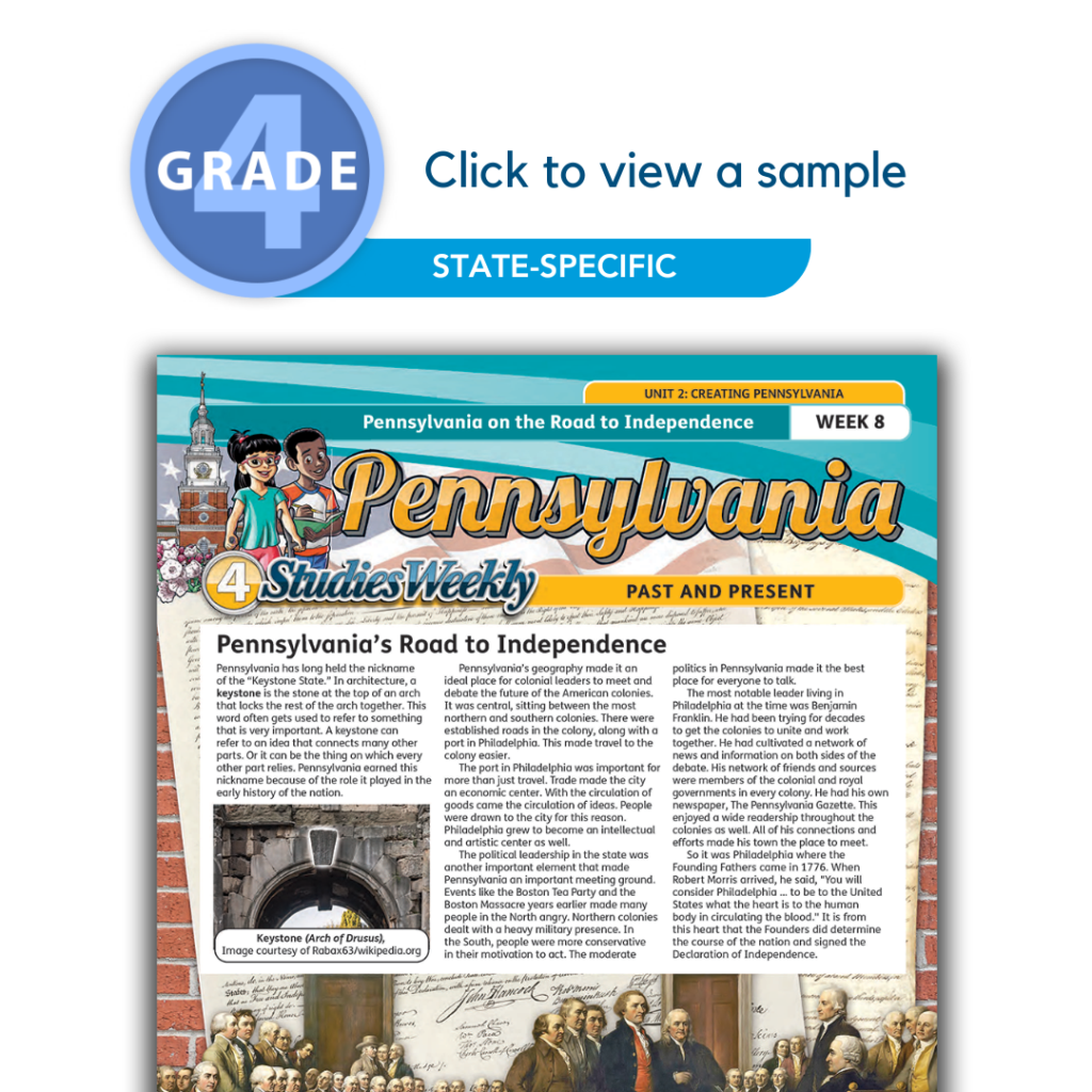 Pennsylvania 4th Grade Social Studies