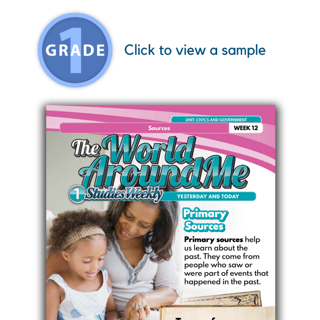 Ohio 1st Grade Social Studies