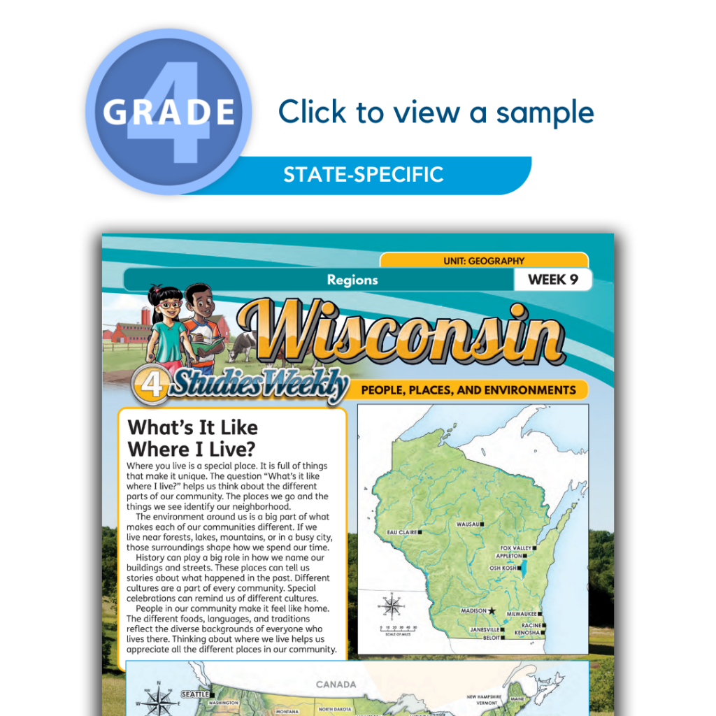 Wisconsin Social Studies 4th Grade