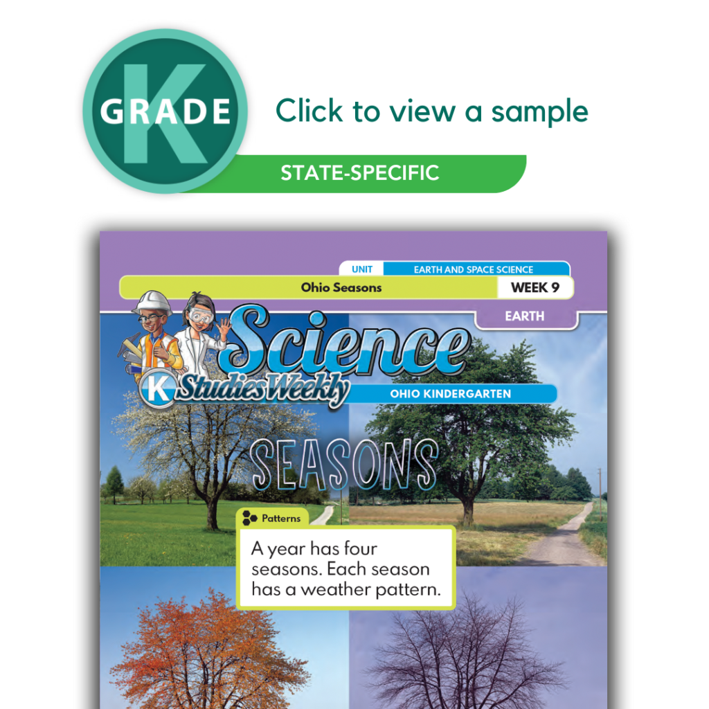Ohio Science Kindergarten
