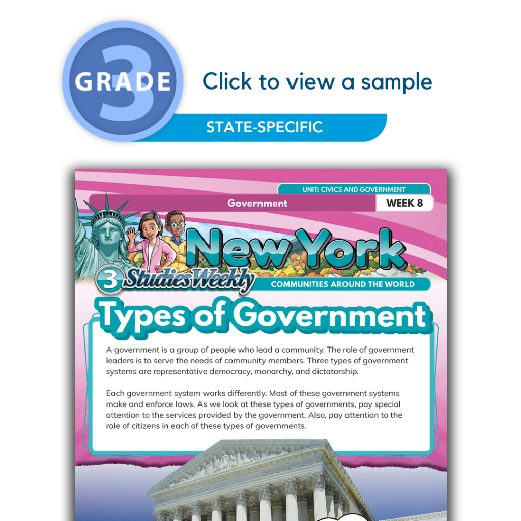 NY 3rd Grade Social Studies