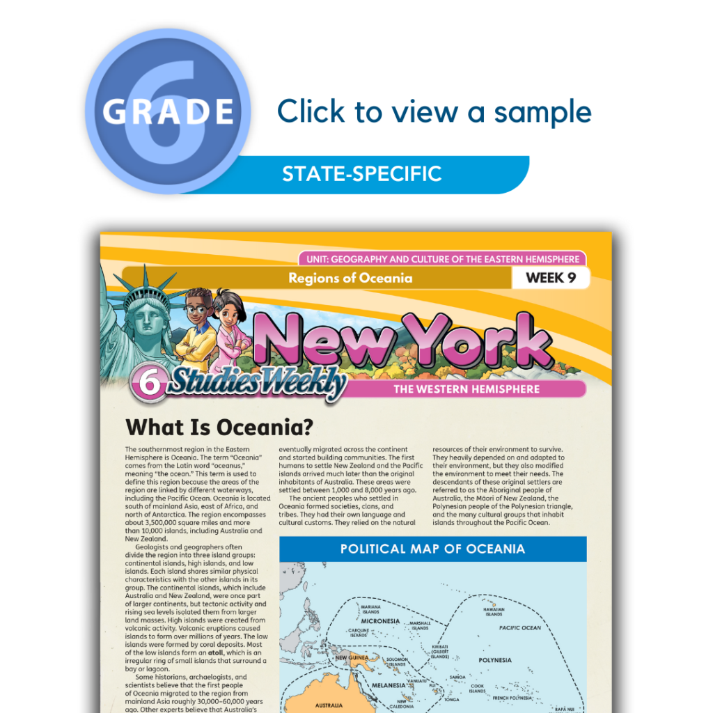NY 6th Grade Social Studies