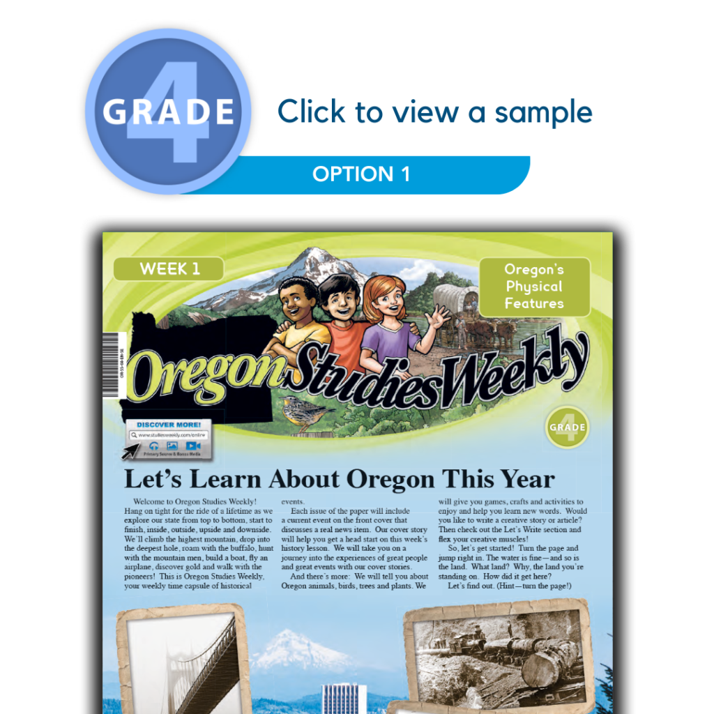 Oregon Studies Weekly 4th Grade