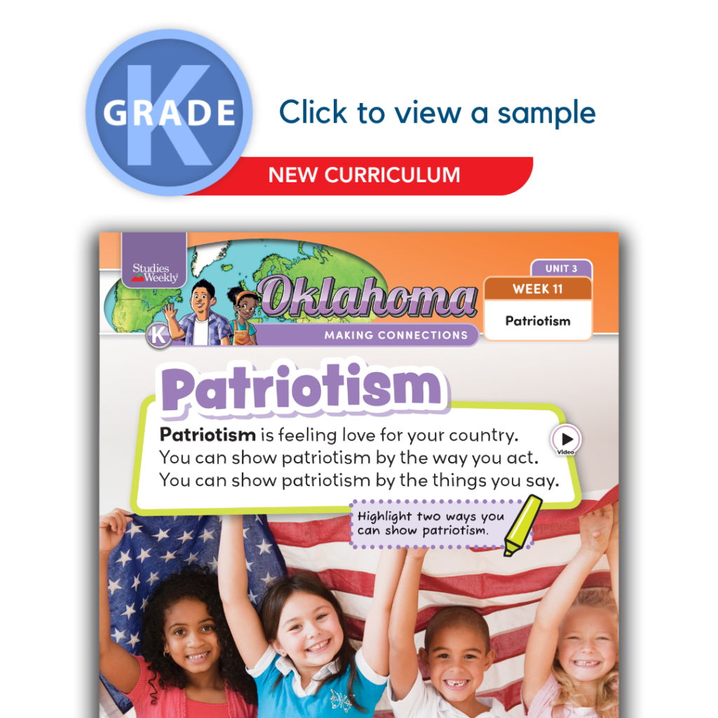Oklahoma Social Studies Kindergarten
