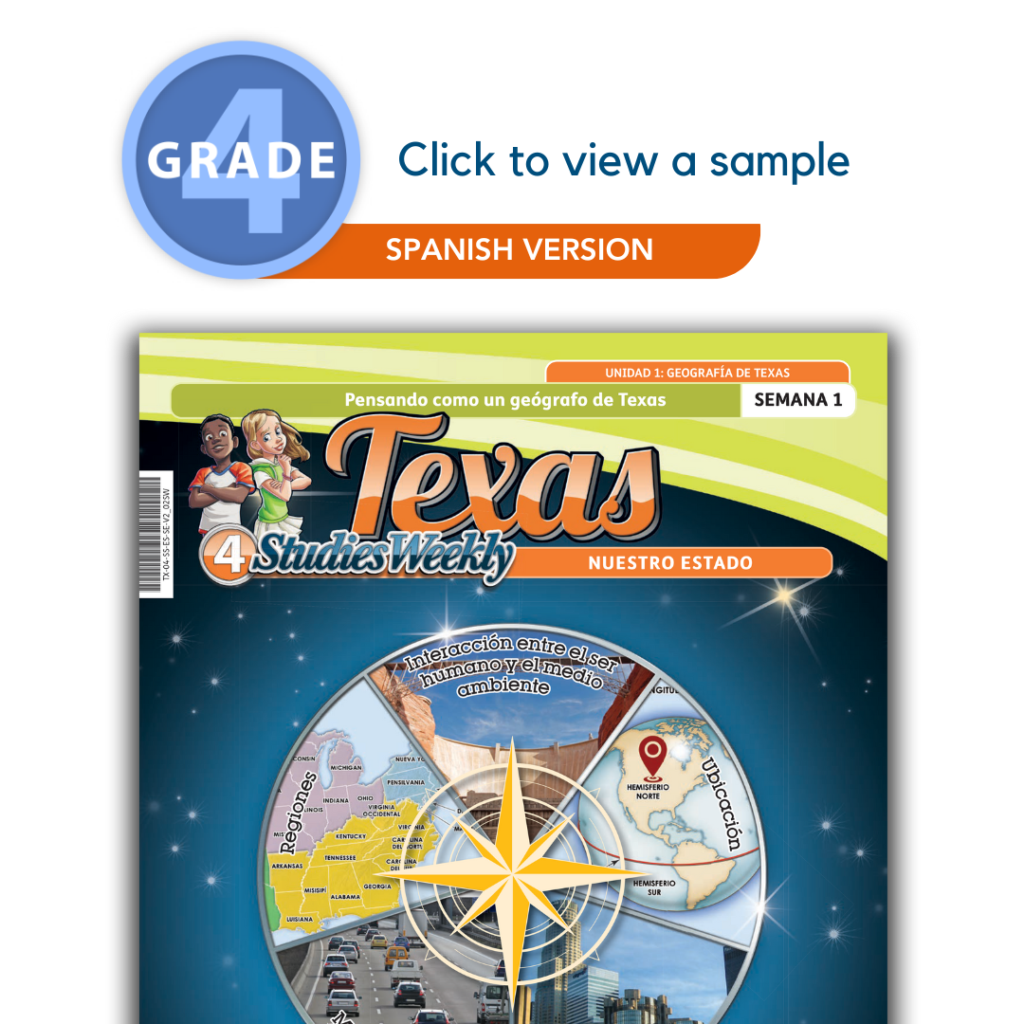 Texas Spanish Social Studies 4th Grade