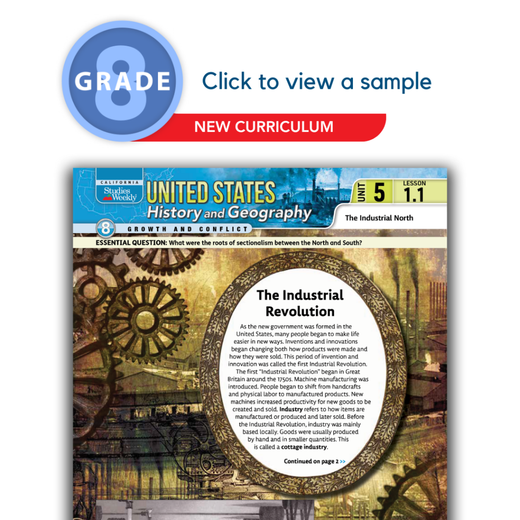 California Social Studies 8th Grade
