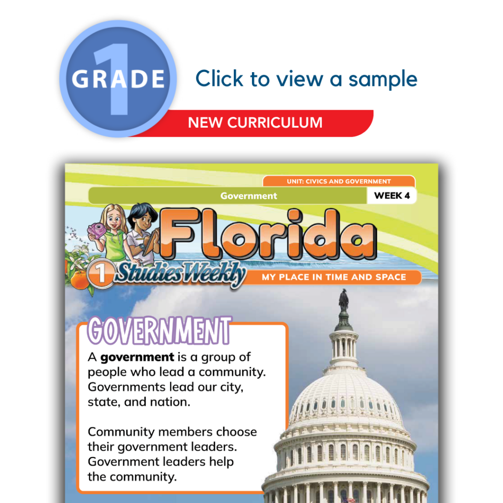 Florida Social Studies 1st Grade
