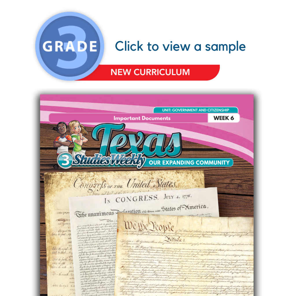 Texas Social Studies 3rd Grade