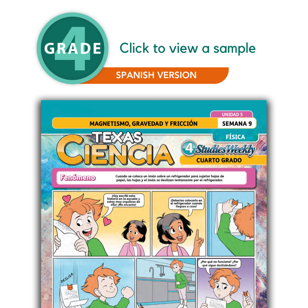 Texas Science Spanish 4th Grade