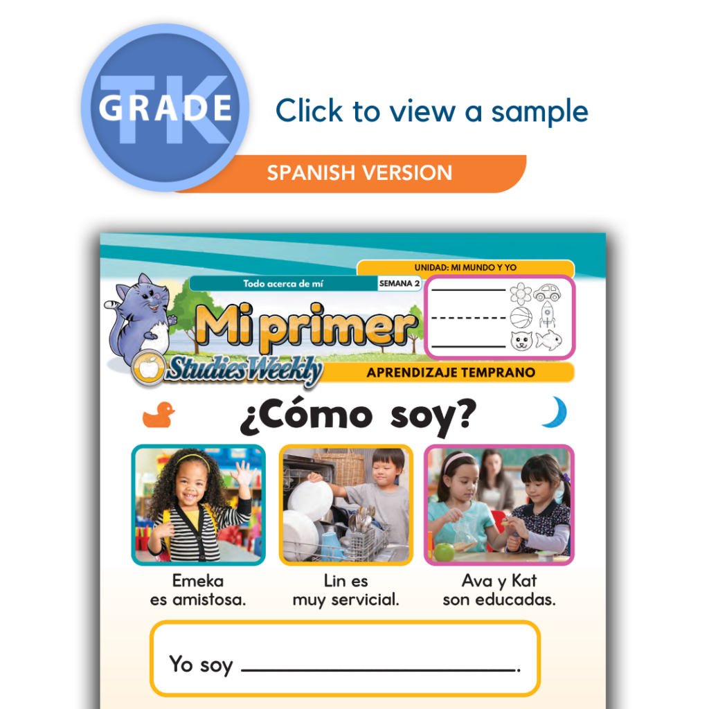 Transitional Kindergarten Spanish