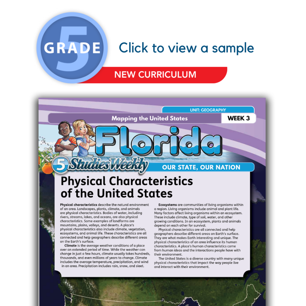 Florida Social Studies 5th Grade
