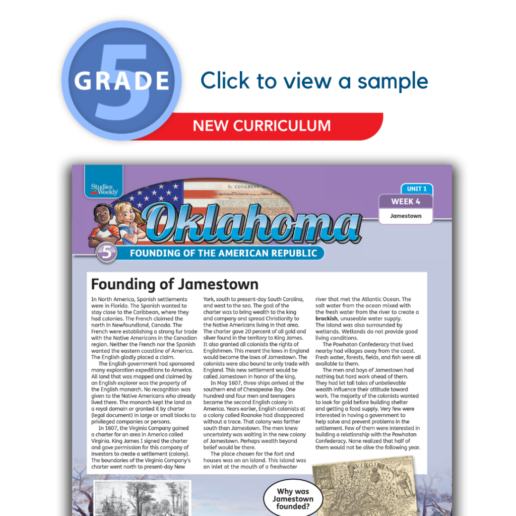 Oklahoma Social Studies 5th Grade