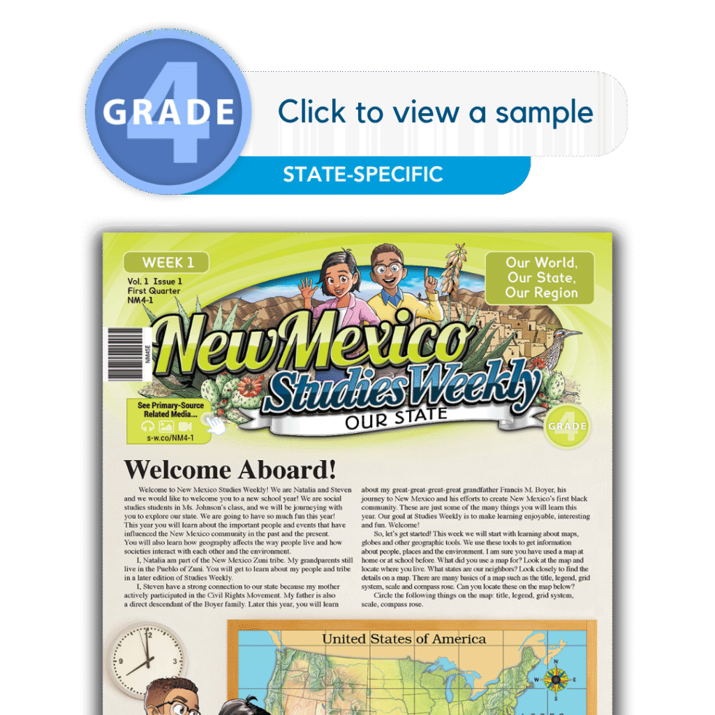 New Mexico 4th Grade Social Studies